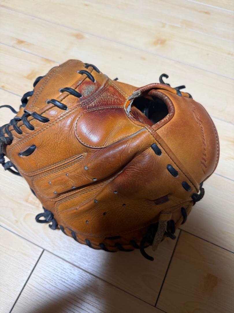 茶色 レザー 硬式野球グローブ