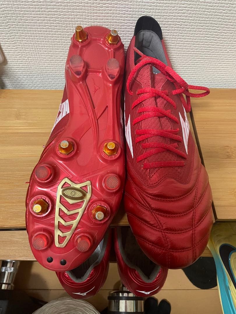 オマケ付き 数回使用MIZUNOモレリアネオ4β純正MIXソール26.5cm