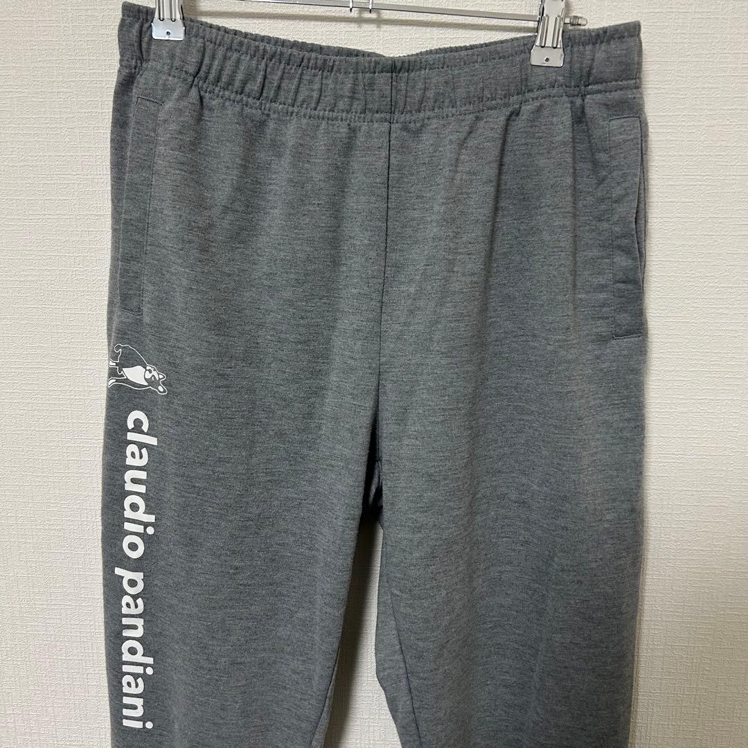 美品 claudio pandiani スウェット上下 L グレー セットアップ