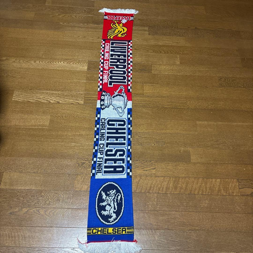 新品！チェルシー　リバプール　カーリングカップ　決勝　マフラー　ユニフォーム
