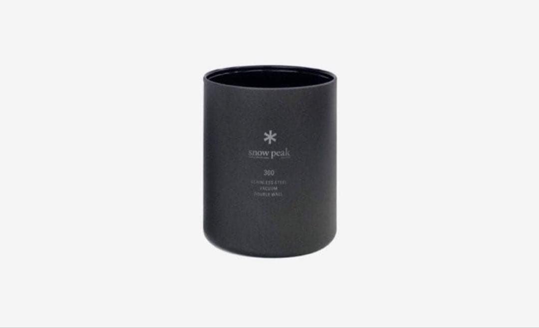 非売品 スノーピーク 真空セラミックコートマグ300ブラック お詫びの品