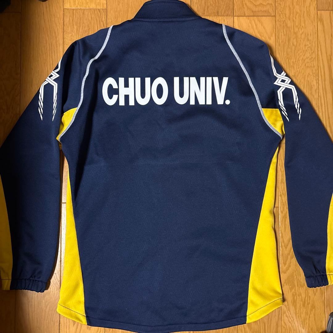 Mizuno 中央大学 ジャケット ネイビー/イエロー