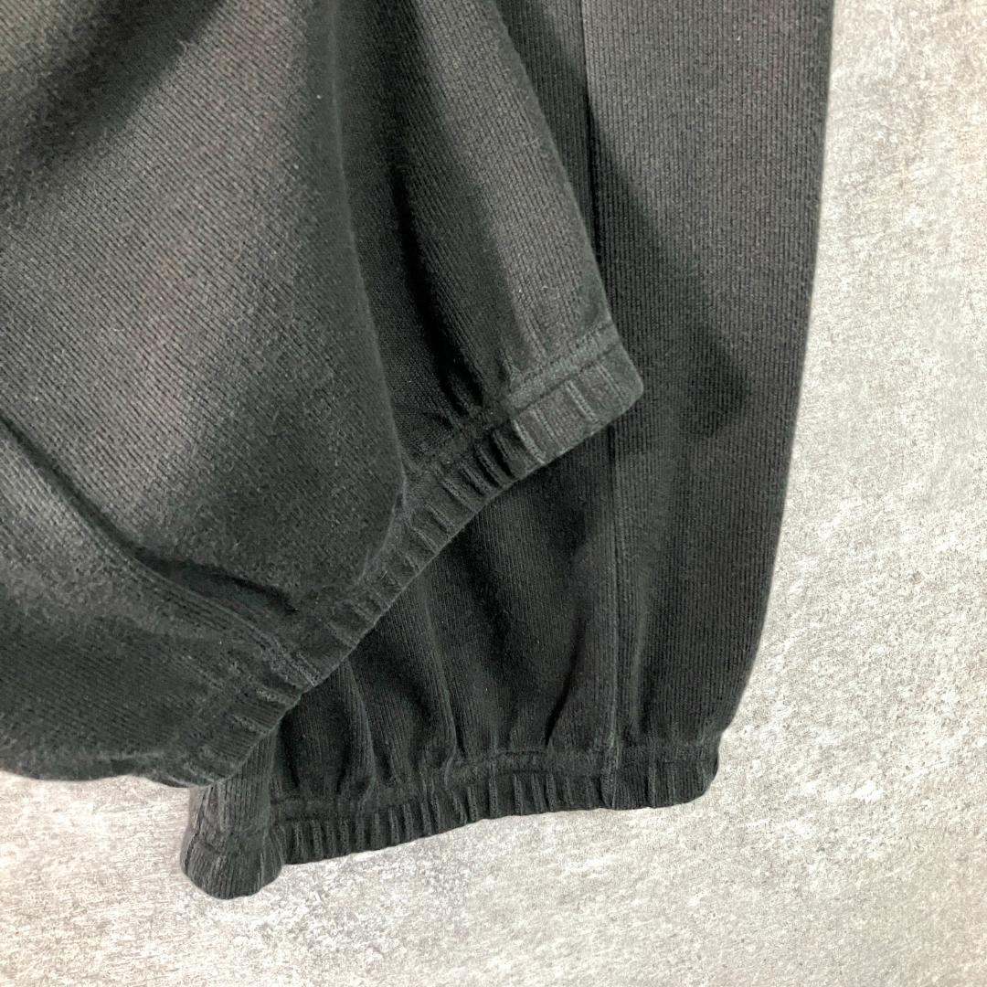 adidas　セットアップ　スウェット　ブラック　パーカー　ロゴプリント