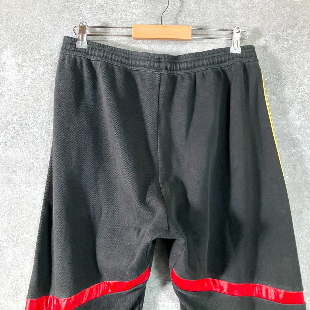 adidas　セットアップ　スウェット　ブラック　パーカー　ロゴプリント