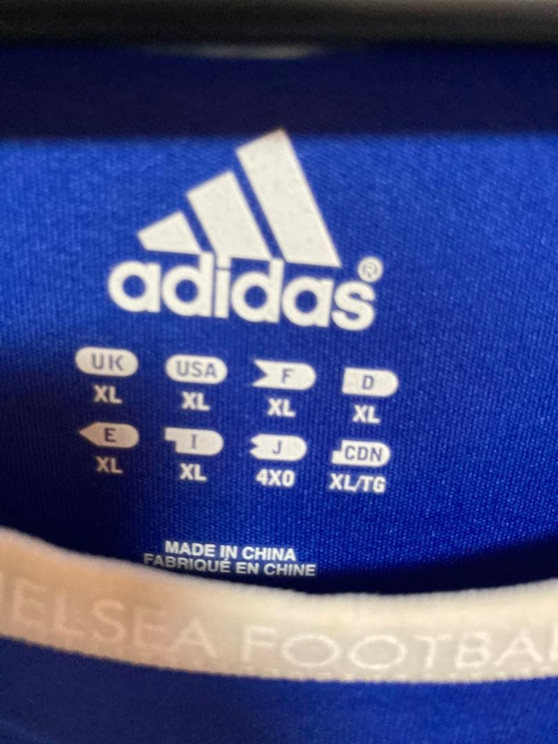 adidas チェルシー　ユニホーム　US XLサイズ 未使用品