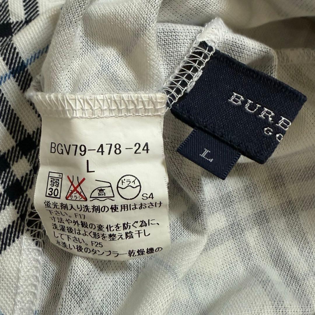 Burberry Golf バーバリーゴルフ　半袖　ネックシャツ　ノバチェック