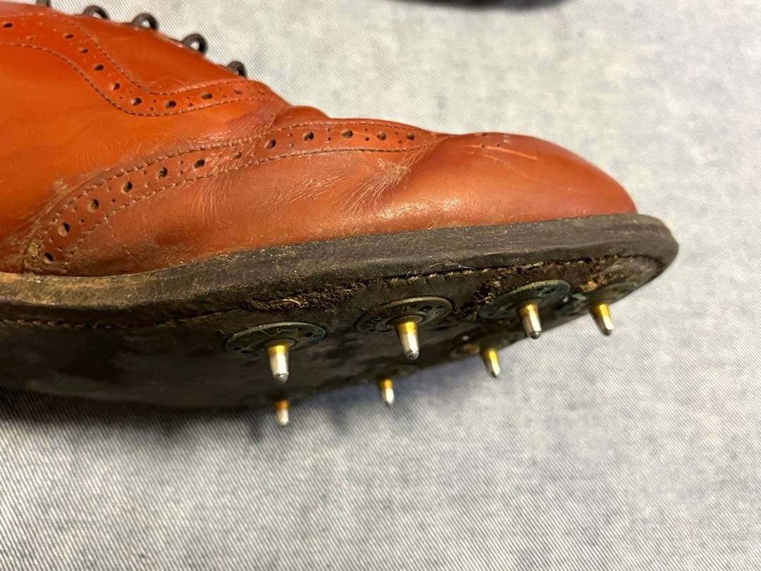 ゴルフシューズ　 ビンテージ　フットジョイ　ウイングチップ 7 1/2 EEE