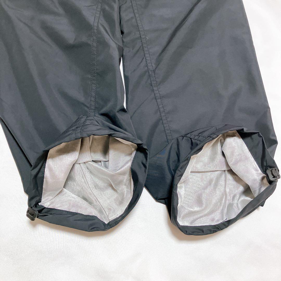 【極美品】パーリーゲイツ パンツ ウィンドブレーカー ブラック 防寒 蓄熱 L