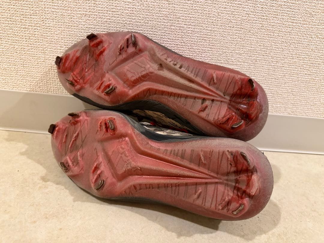 adidas 迷彩柄 スパイク　金具