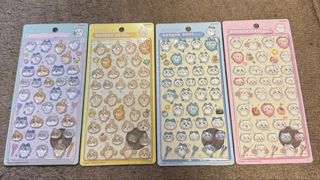 ボンボンドロップシール ちいかわ 第一弾 セット ハチワレ うさぎ 正規品