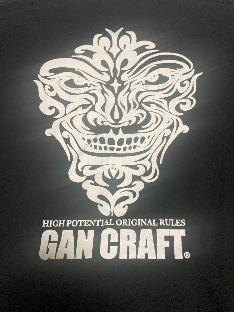 25ばなGAN CRAFT ブラックロン長袖Tシャツ XL送料込み