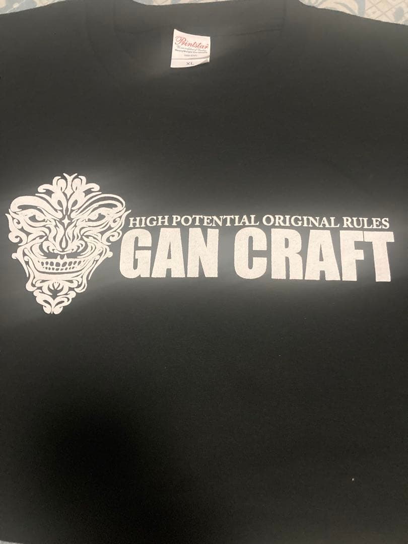 25ばなGAN CRAFT ブラックロン長袖Tシャツ XL送料込み