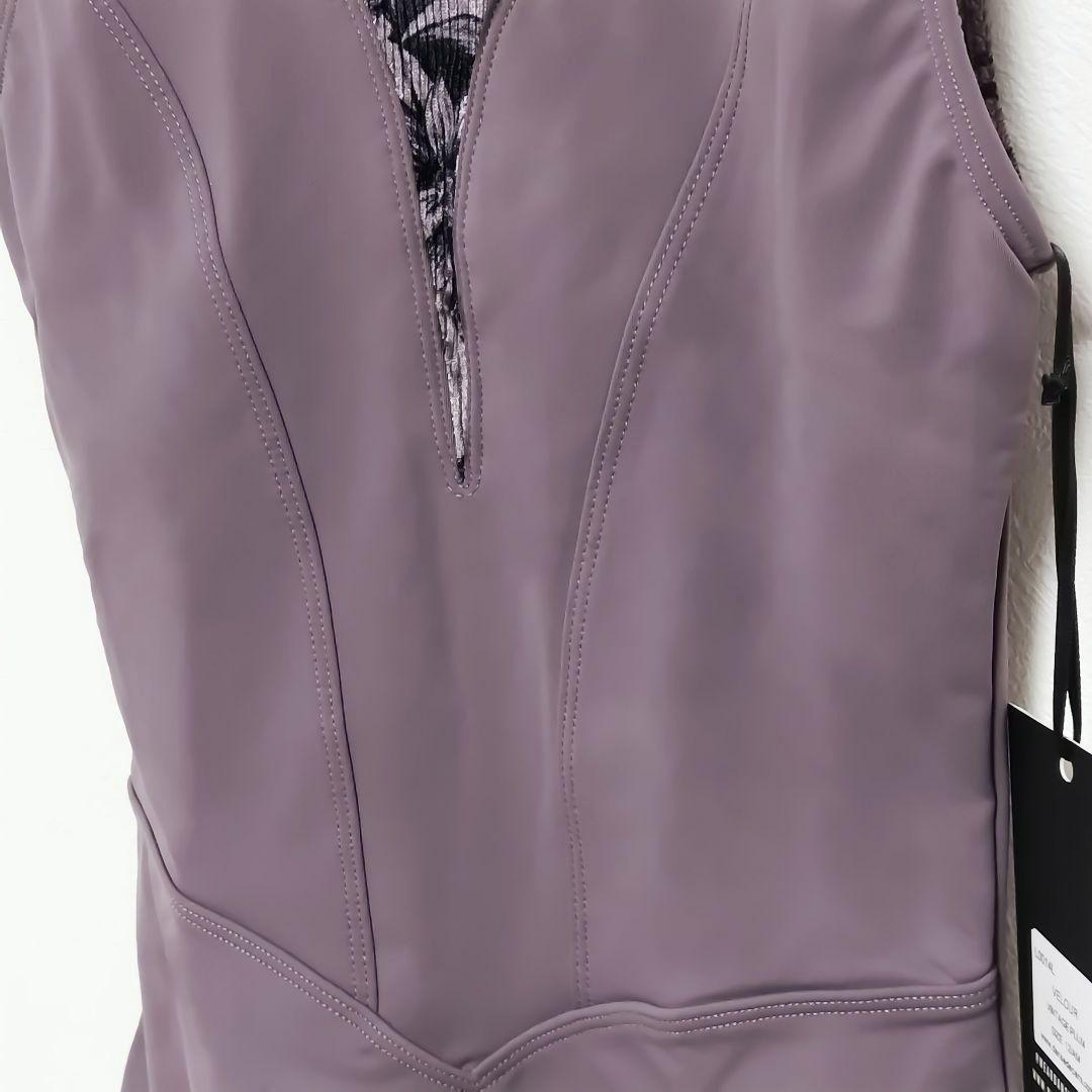 M ダンス ド パリ ベロアヴィンテージプラム レオタード ＊ バレエ ダンス