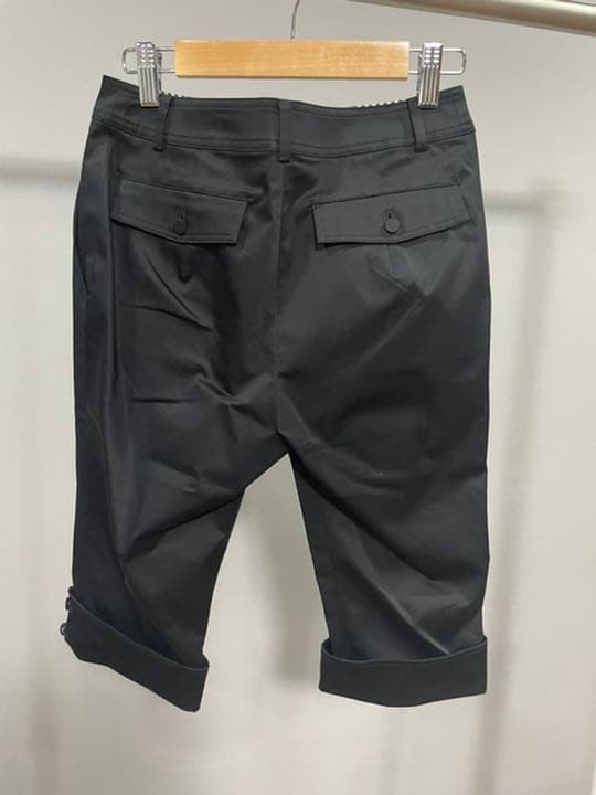 新品未使用ランバンLANVINsportハーフパンツ36 S黒ブラックレディース