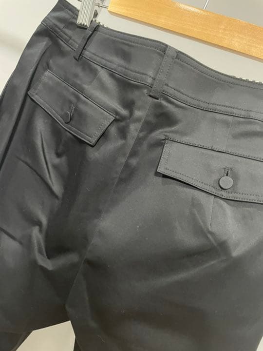 新品未使用ランバンLANVINsportハーフパンツ36 S黒ブラックレディース