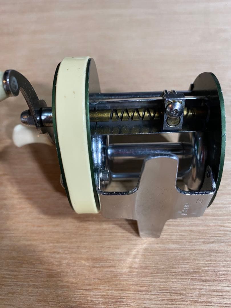 ダイレクトリール　国産　グリーン　JAPAN old vintage