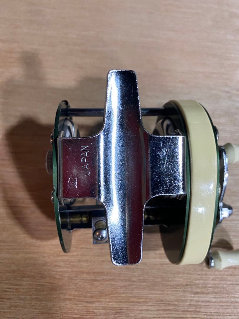 ダイレクトリール　国産　グリーン　JAPAN old vintage