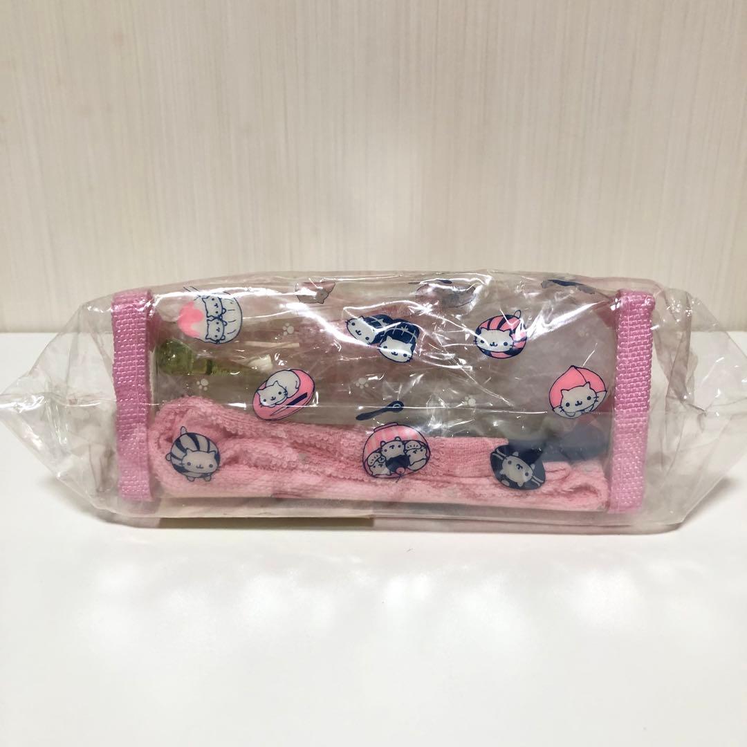 にゃんこ茶屋　トラベルセット　サンエックス　にゃんにゃんにゃんこ　ポーチ　当時物