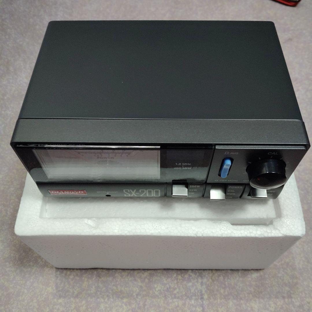 未使用ダイヤモンドSX200 高性能 通過形SWR.パワー計1.8～200MHz