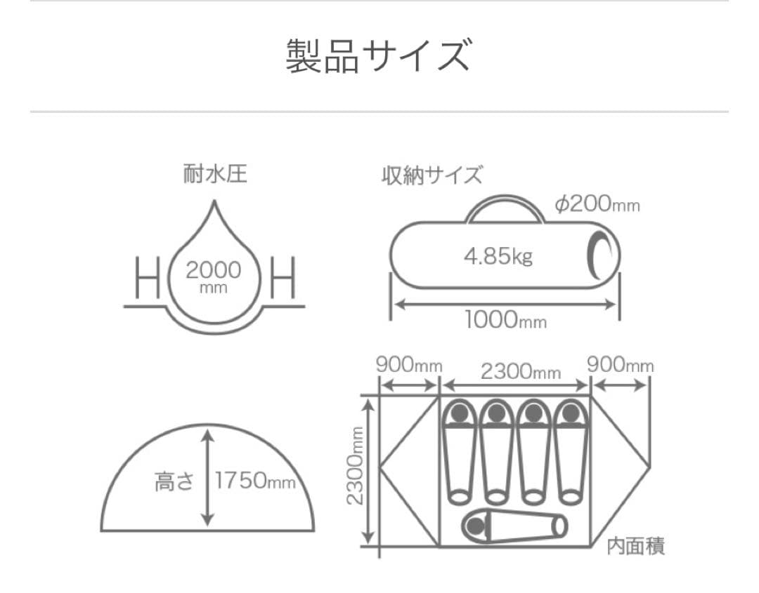 ドッペルギャンガー　テントタープセット