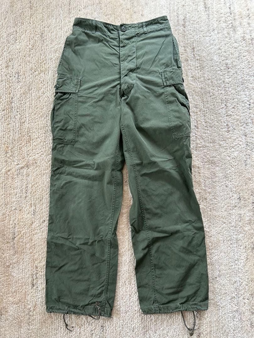 希少 60's U.S.ARMY Jungle Fatigue pant 1st