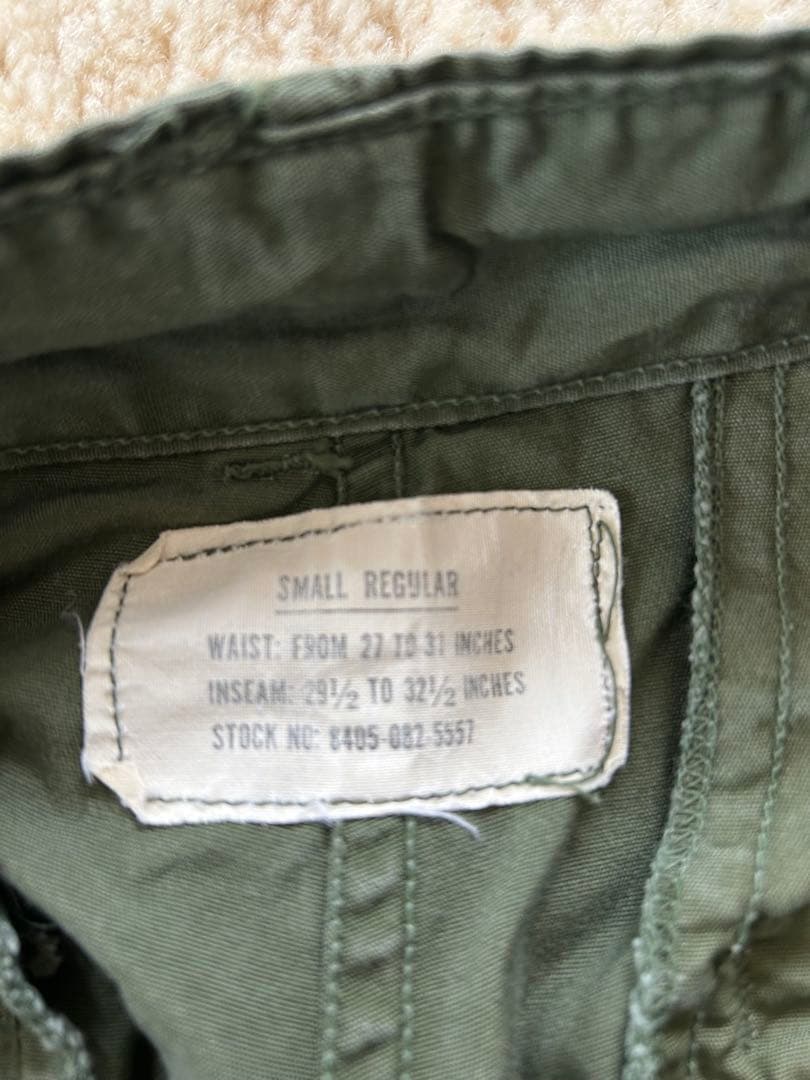 希少 60's U.S.ARMY Jungle Fatigue pant 1st