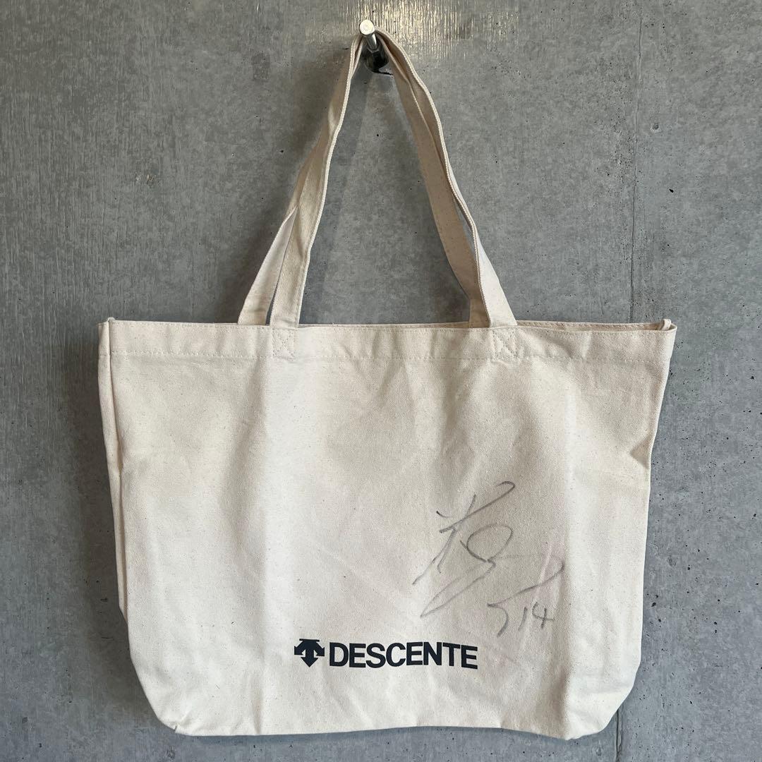 【希少】石川祐希選手 DESCENTE 直筆サイン入りトートバッグ&ポストカード