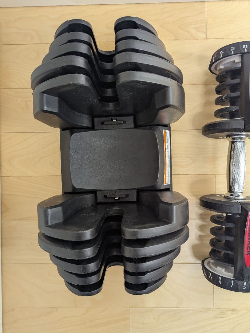 美品　RANKER 40kg 可変式ダンベル