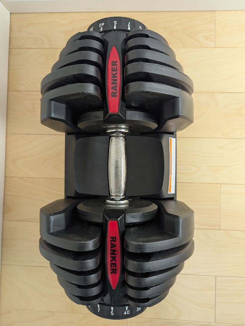 美品　RANKER 40kg 可変式ダンベル