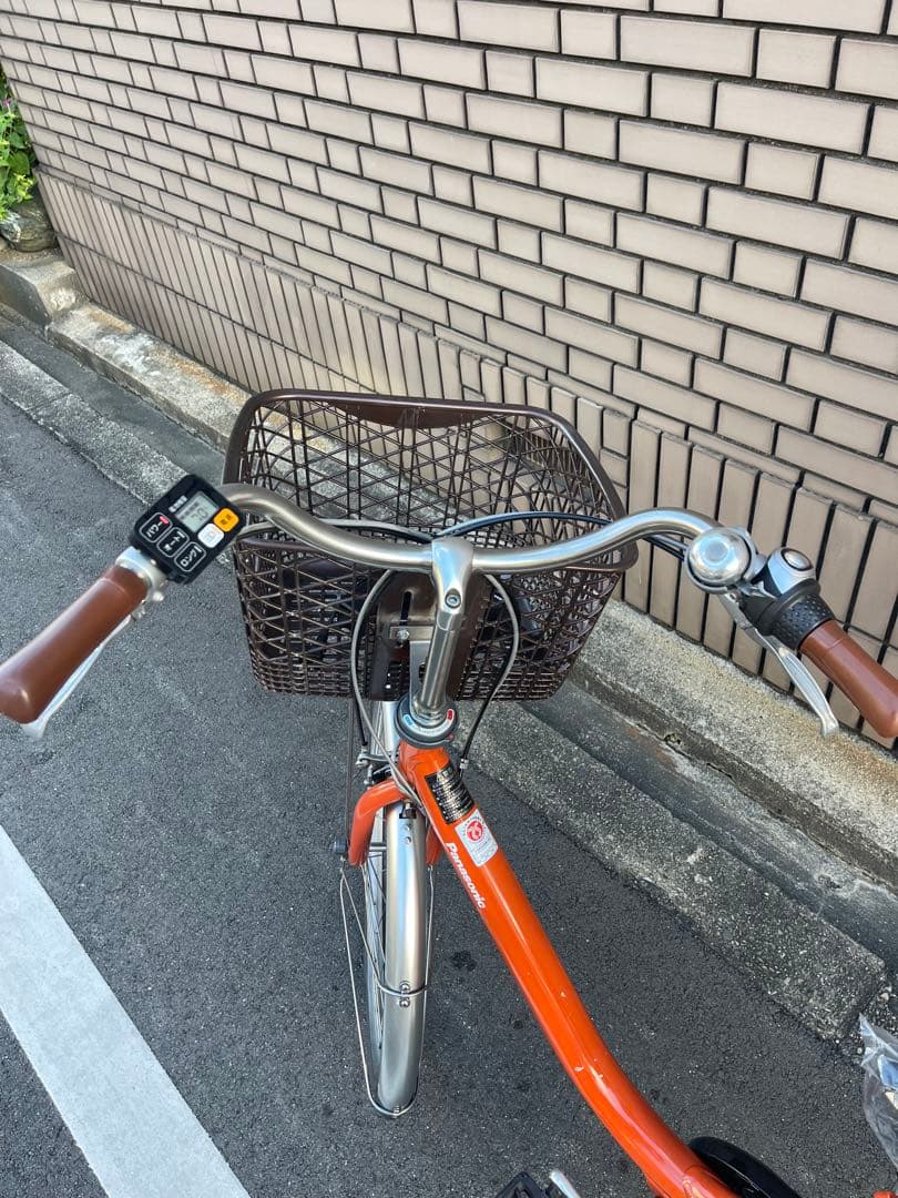 12ahオレンジ 電動アシスト自転車 シティタイプ