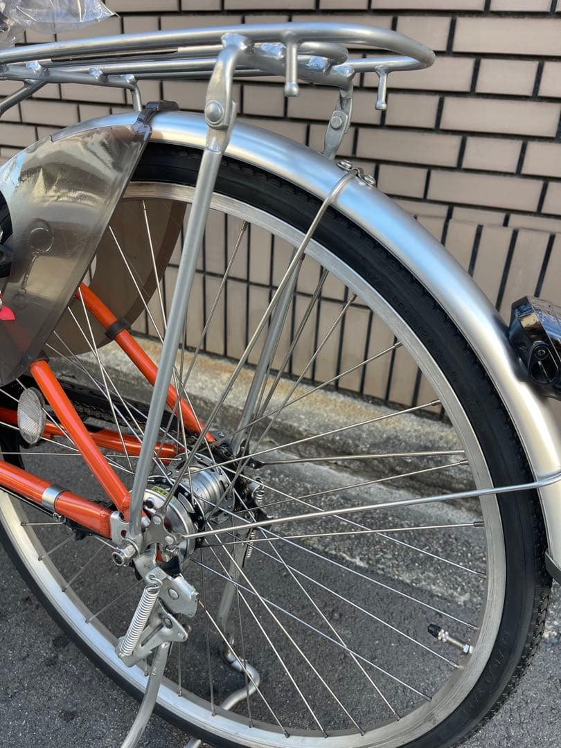 12ahオレンジ 電動アシスト自転車 シティタイプ
