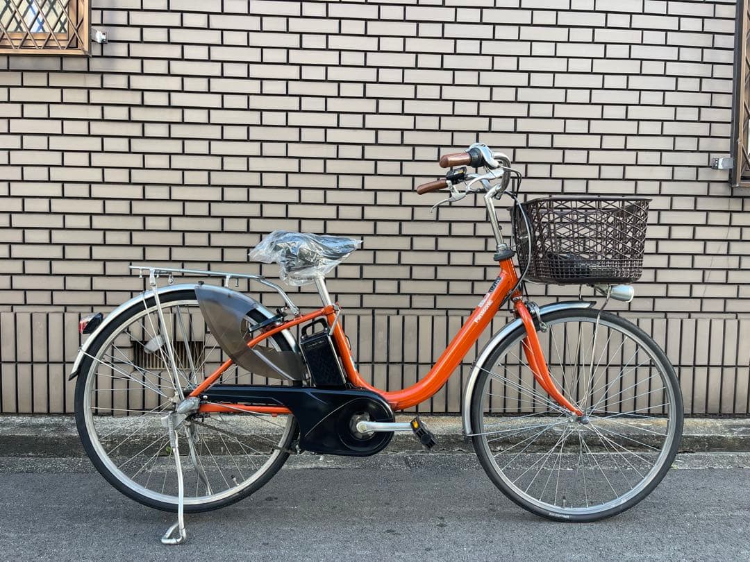 12ahオレンジ 電動アシスト自転車 シティタイプ
