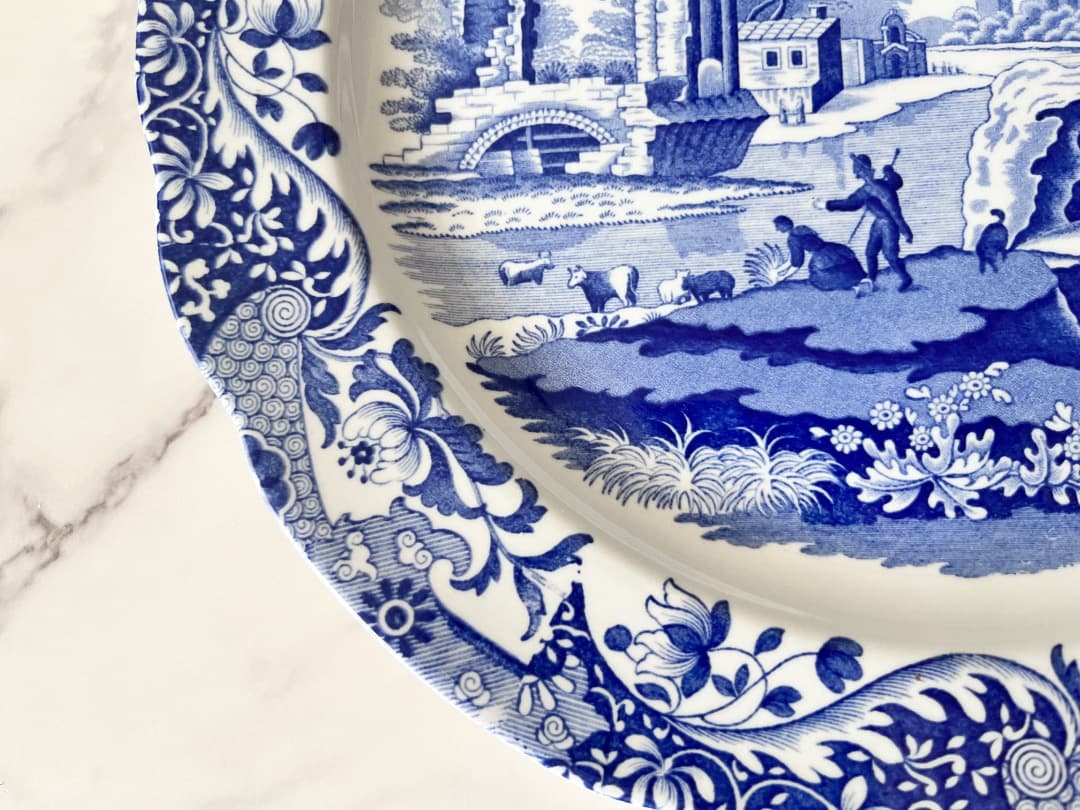 spode blue Italianスポードブルーイタリアン限定プレート32cm