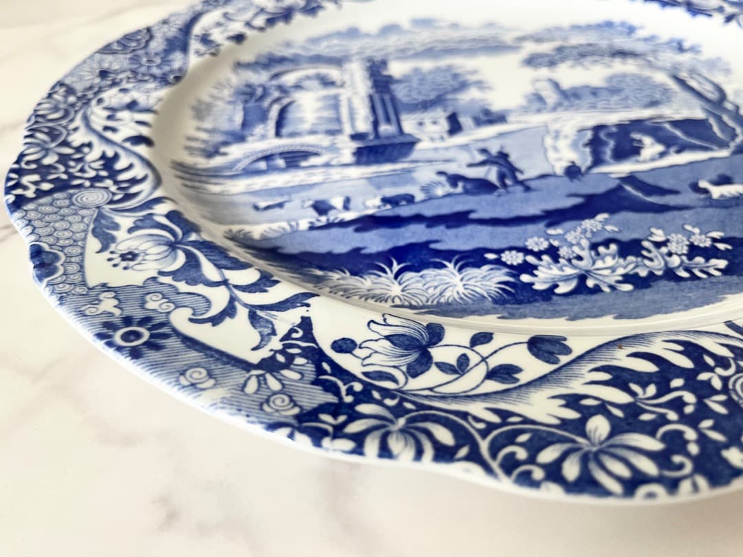 spode blue Italianスポードブルーイタリアン限定プレート32cm