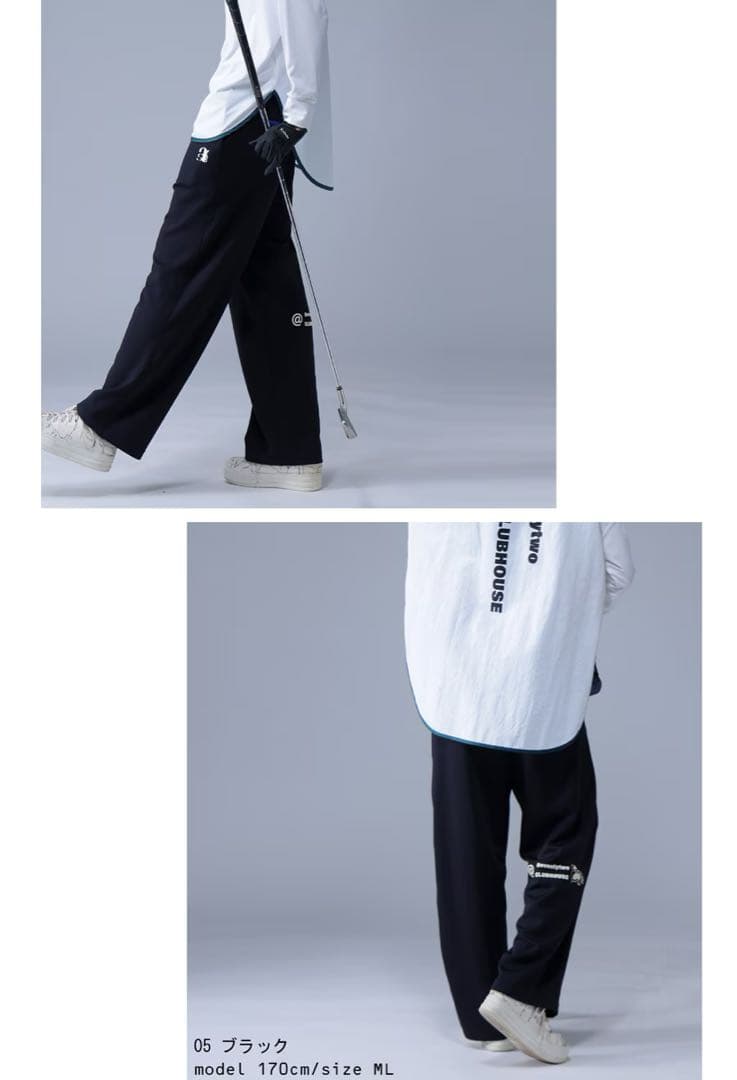 ANTIQUA GOLF × STCH＊ゴルフパンツ LXL ユニセックス