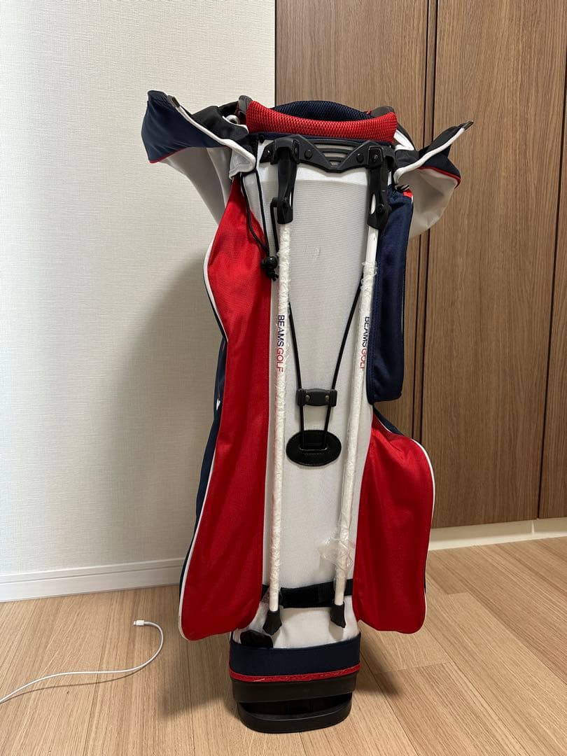 BEAMS GOLF キャディバッグ スタンド付き