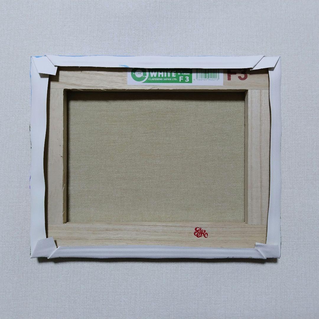 【チューリップ】アクリル画 F3 風景画 絵画