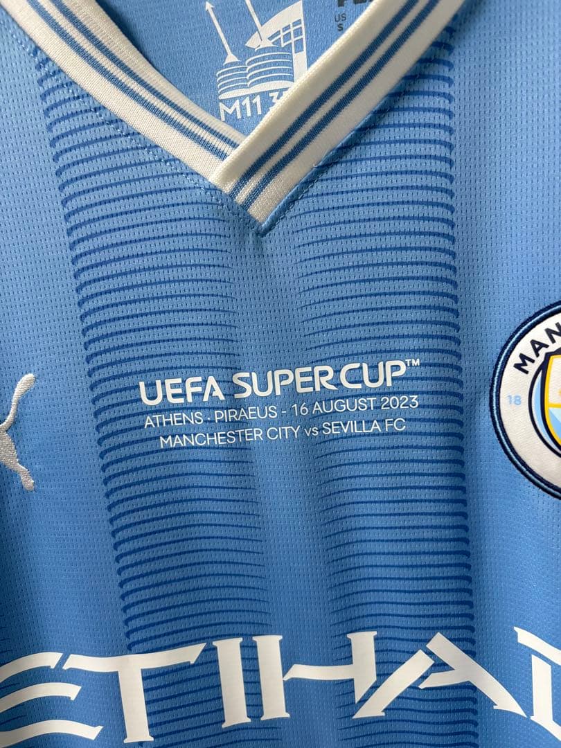 【正規品・SUPERCUP仕様】マンチェスターシティ 23/24 ユニフォーム