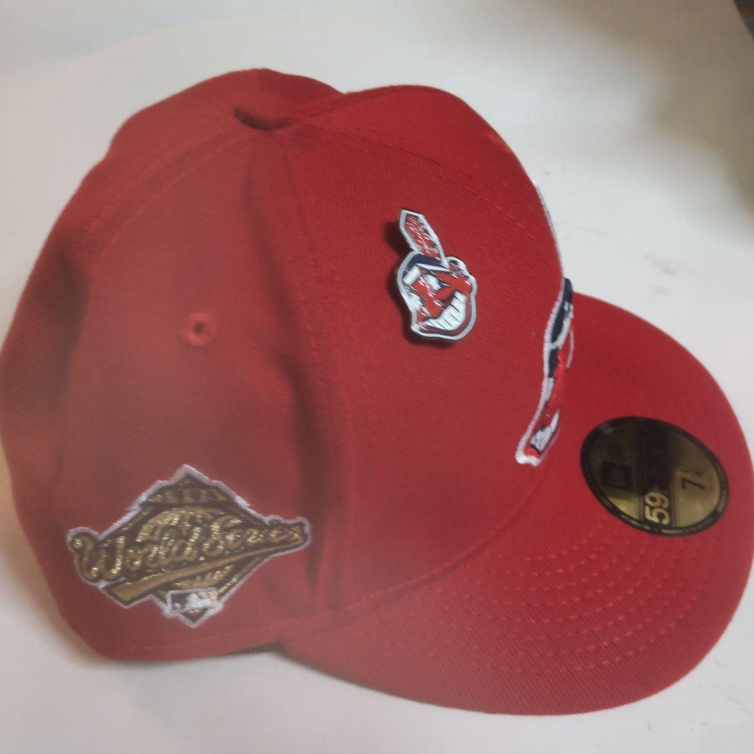 インディアンズ 59FIFTY キャップ 7 1/4 レッド、