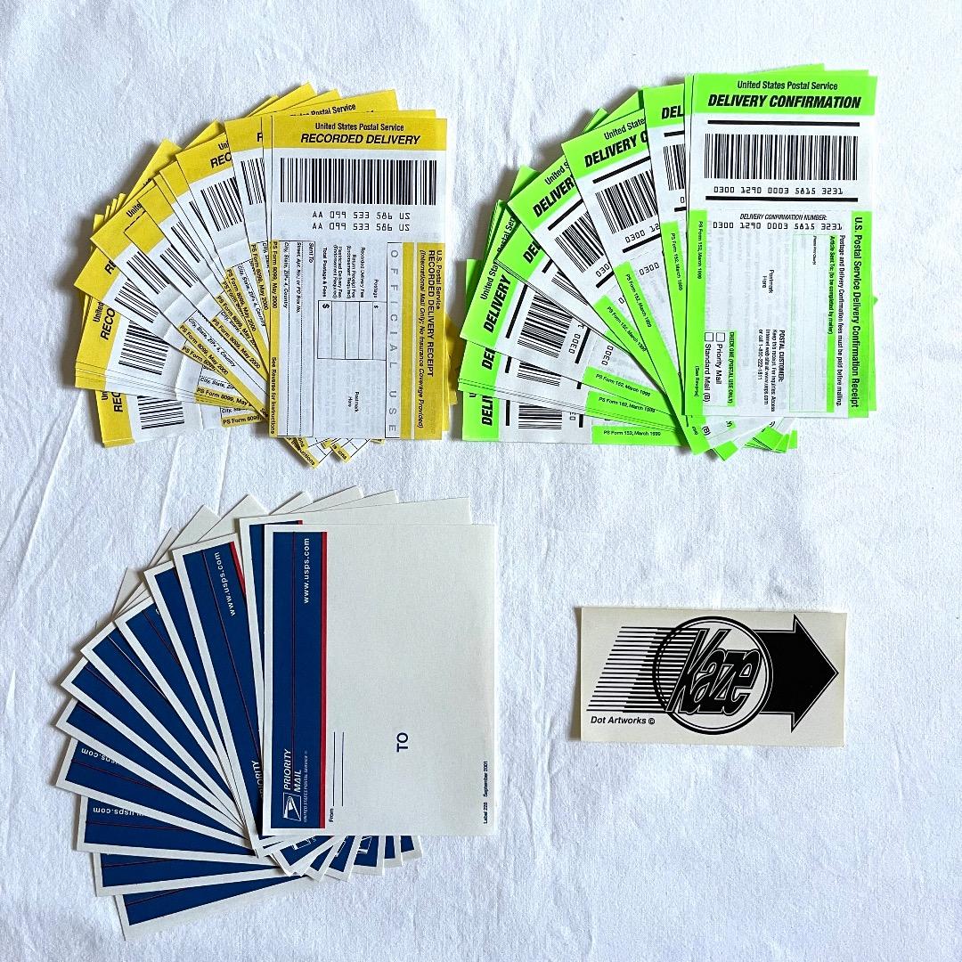 KAZE MAGAZINE　 /　ステッカー　/ NY USPS