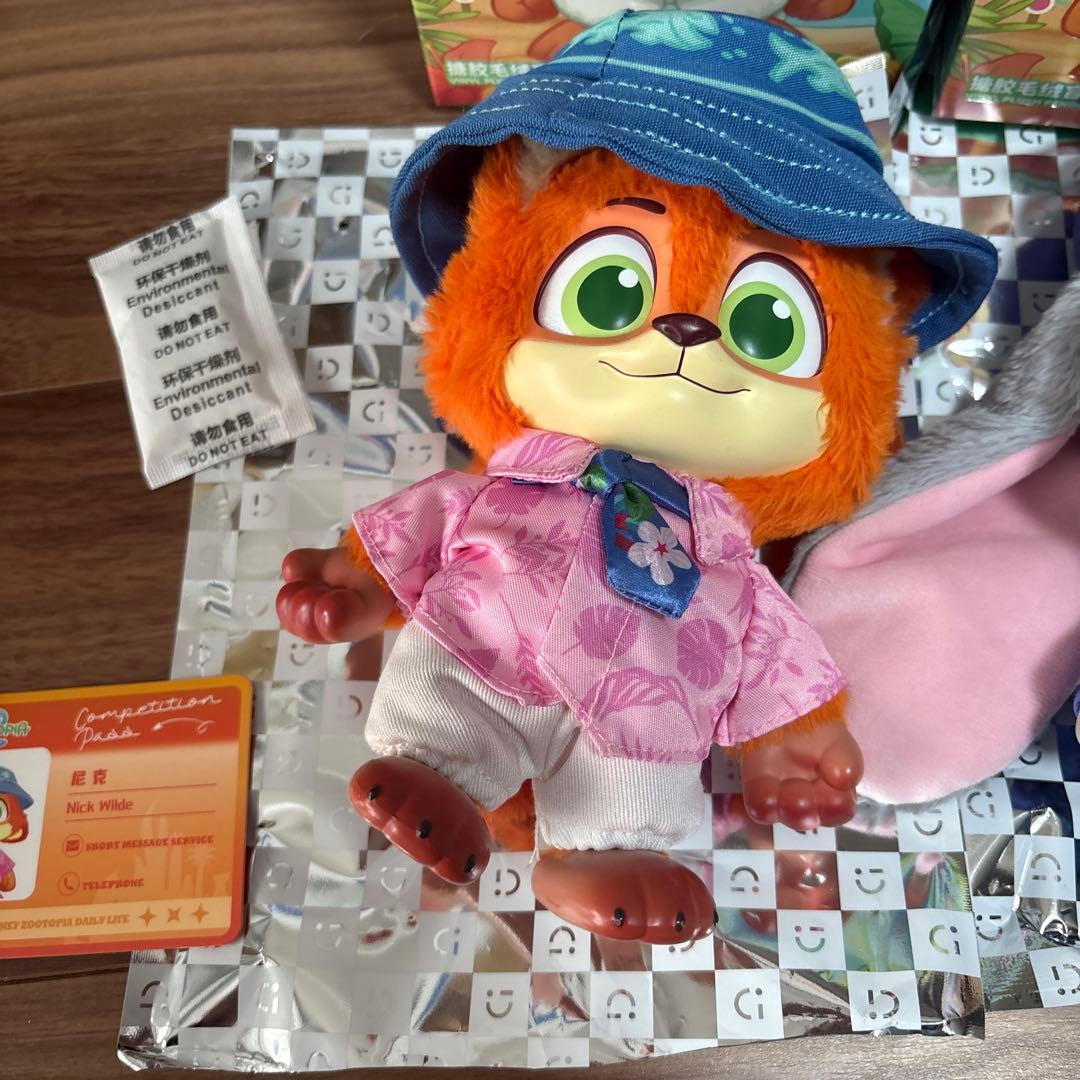MINISO ズートピア2 ニック　ジュディ