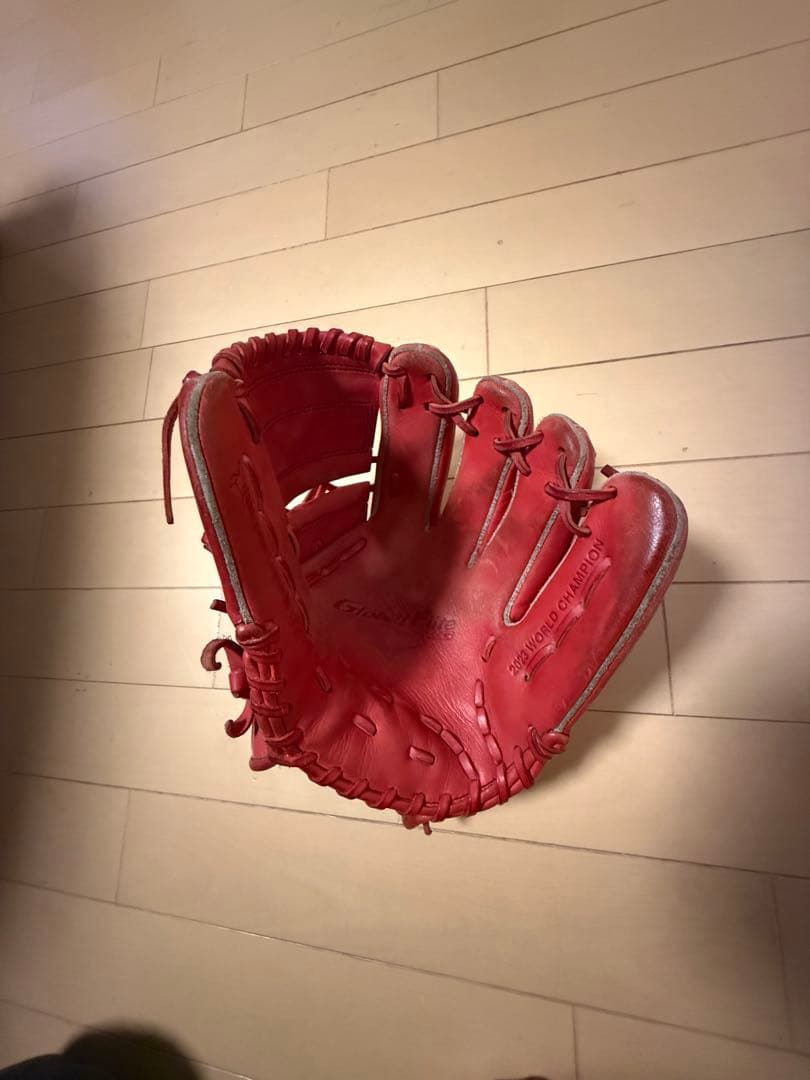 Mizuno Global Elite 赤 少年軟式グローブ