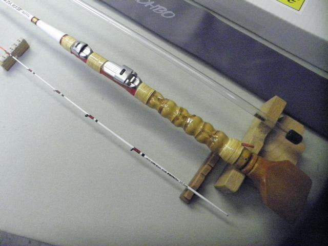 (1114-1)手作り筏竿(全長139cm)【￥22,000を￥15,000－】
