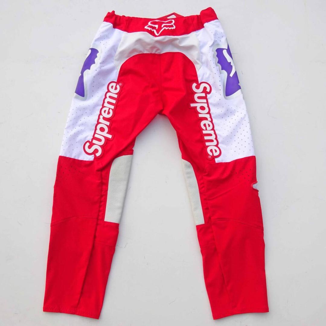 美品 Supreme×Fox Racing Moto PantシュプリームFOX