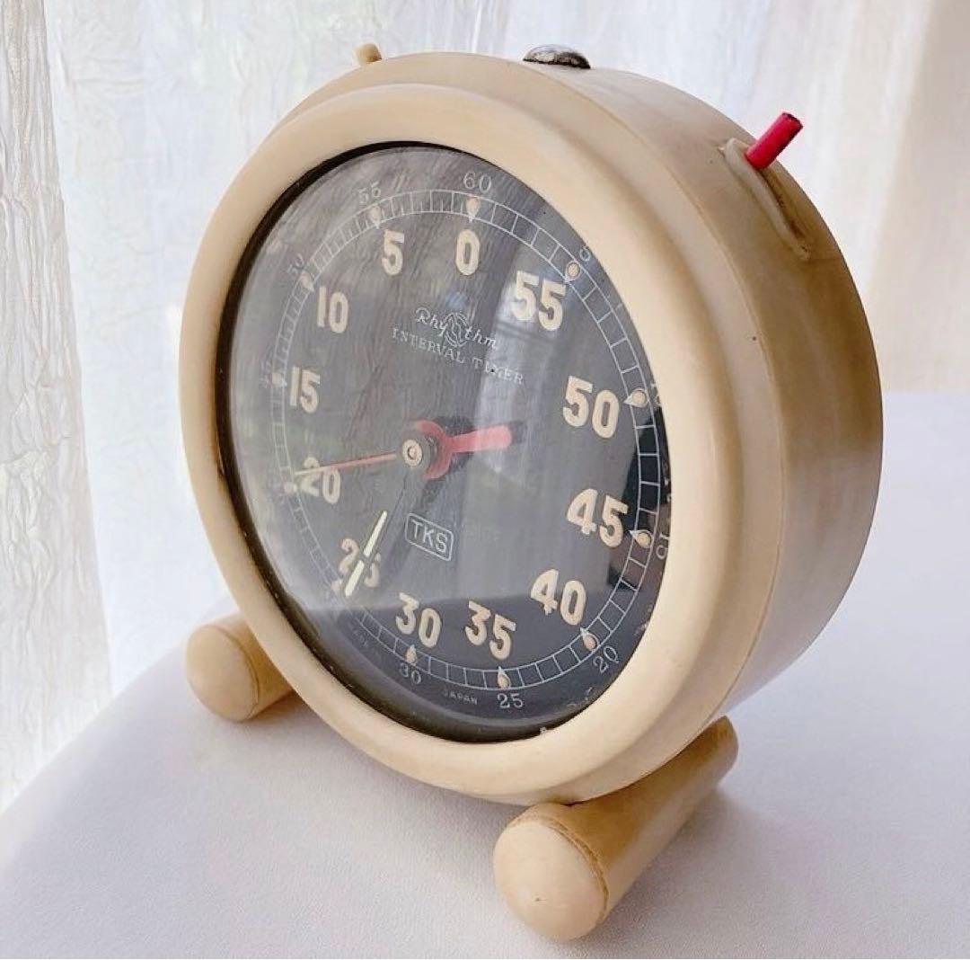 昭和レトロ　手巻きRhythm INTERVAL TIMER 稼動品