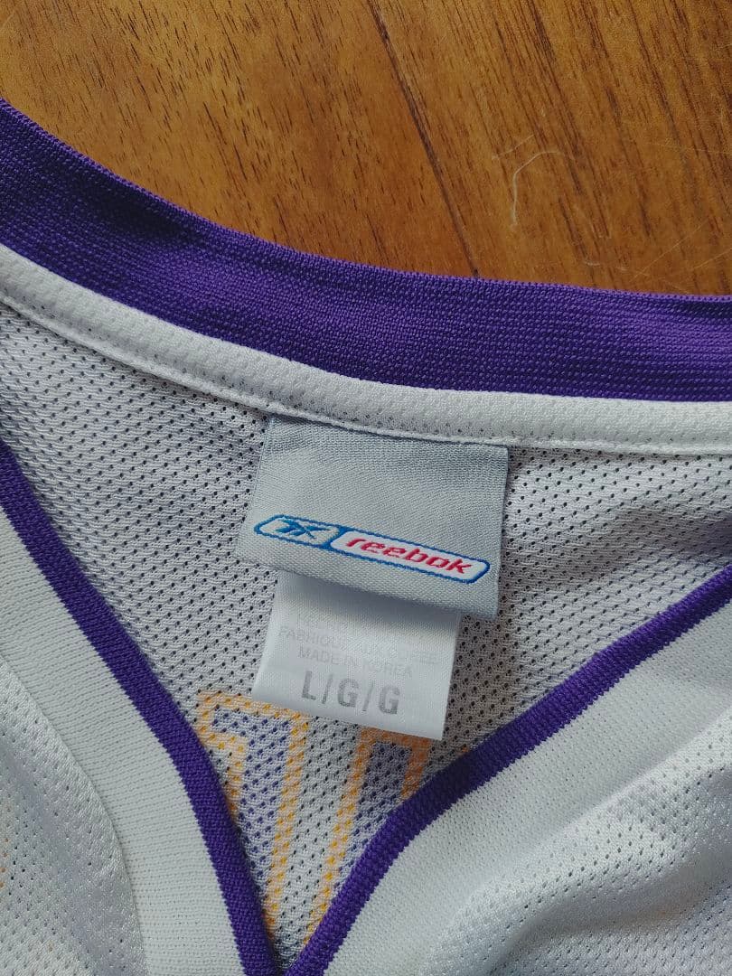 希少 リーボック NBA LAKERS シャキール・オニール ユニフォーム L