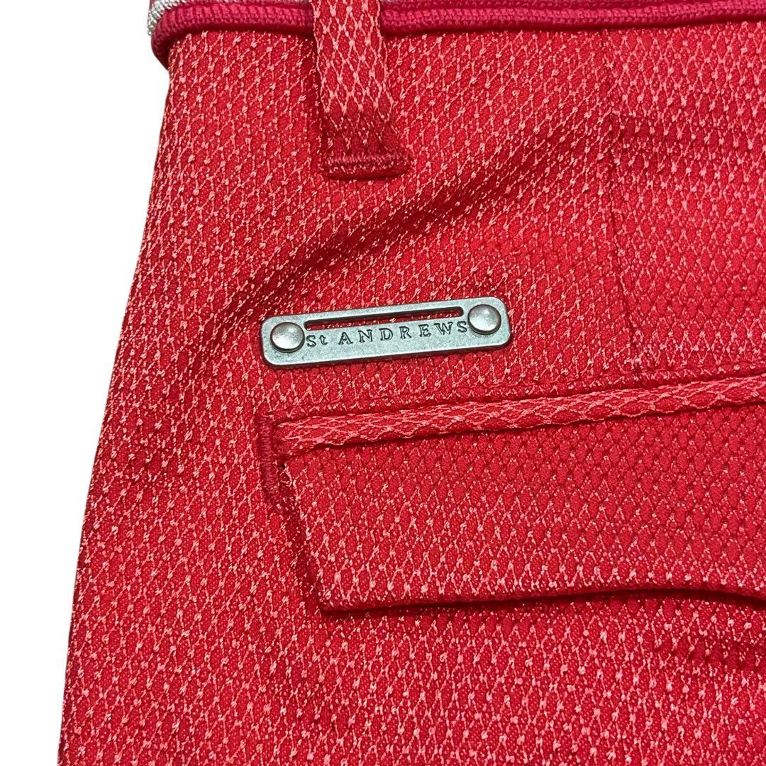 【未使用】セントアンドリュースSt Andrews ストレッチゴルフパンツピンク