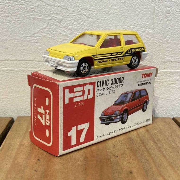 絶版 トミカ ホンダ シビック3ドア 日本製