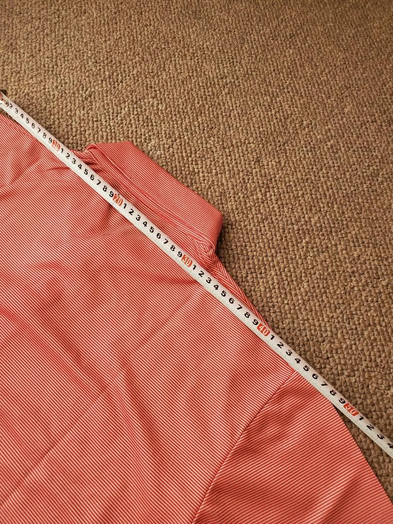 放出！新品未使用Srixon ポロシャツ Lサイズ 赤/ストライプ