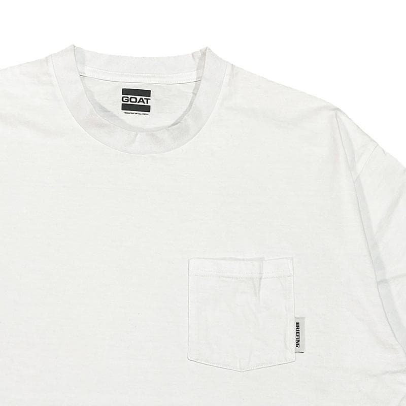 BRIEFING ブリーフィング×GOAT ゴート 半袖 Tシャツ L ホワイト
